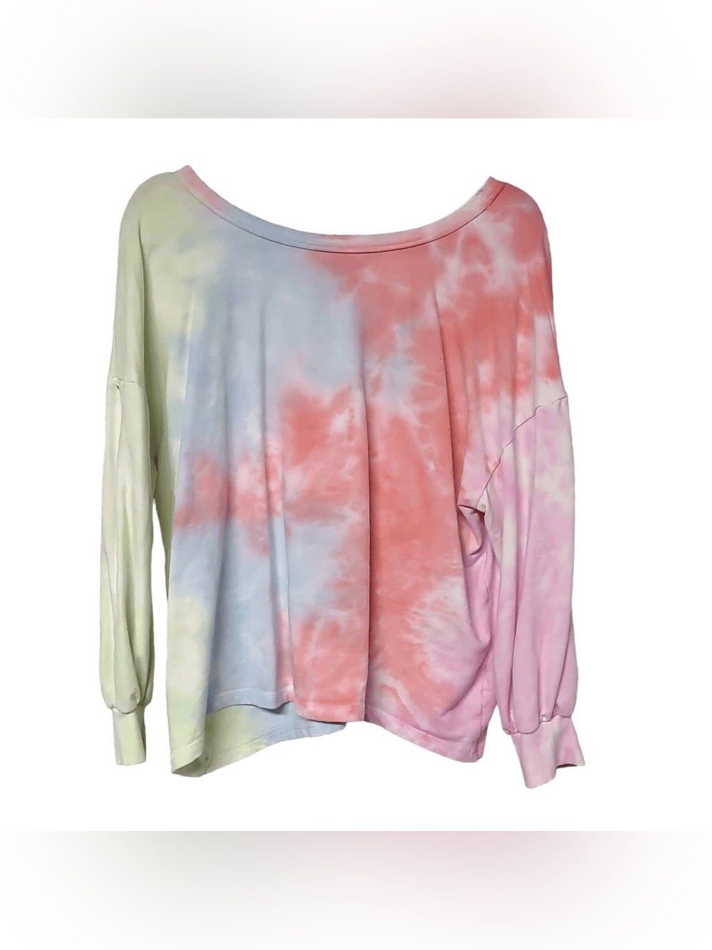 Project Social T-sz M-Tie Dye Cotton Lightweight Sweatshirt